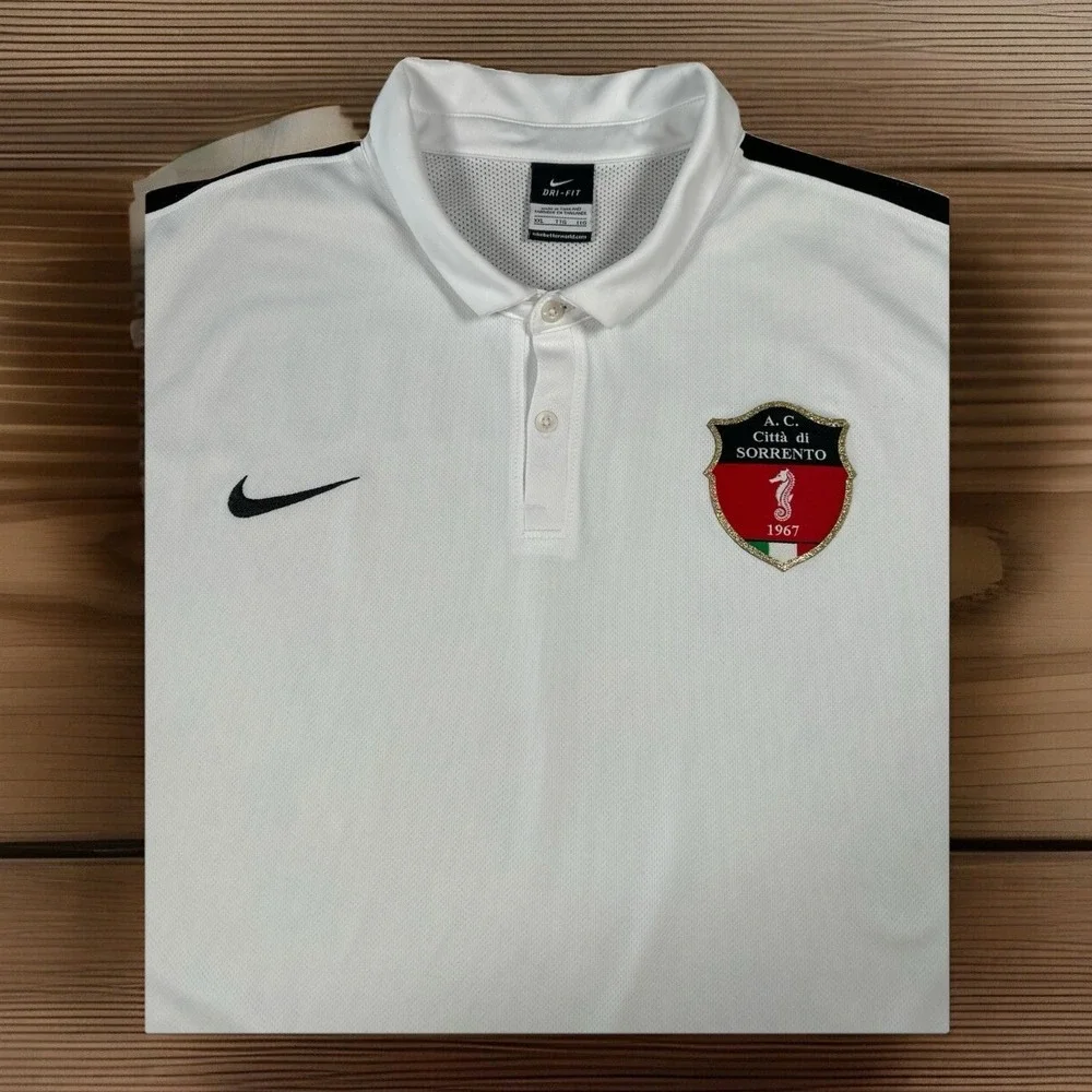 AC Citta di Sorrento '67 Nike DriFit Polo Shirt Men XXL Italian‎ Football Soccer